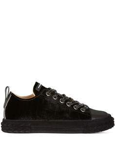 Giuseppe Zanotti бархатные кеды Blabber