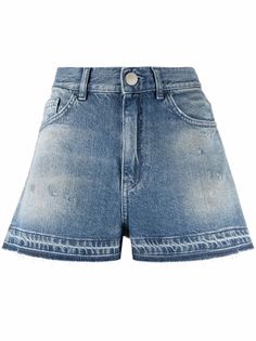 Pinko джинсовые шорты с завышенной талией