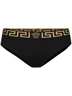 Versace трусы-брифы с узором Greca