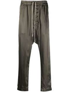 Rick Owens брюки с кулиской и низким шаговым швом