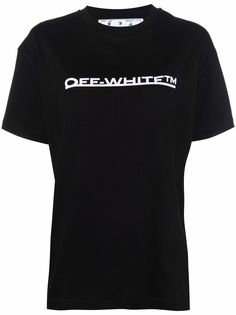 Off-White футболка с логотипом