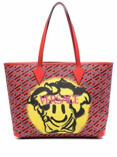 Versace сумка-тоут с принтом Medusa Smiley