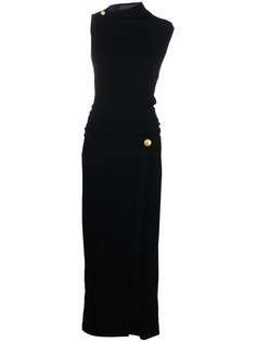 Proenza Schouler платье с драпировкой и запахом