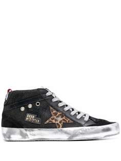 Golden Goose высокие кеды с нашивками