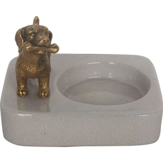 Пепельница Glasar с собачкой 13х11х10 см ГЛАСАР