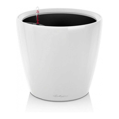 Кашпо с автополивом Lechuza Classico LS белое 28х28х26 см