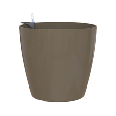Кашпо Artevasi San Remo серо-коричневое с автополивом 42х42х39,5 см