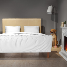 Комплект постельного белья Bahar Белый Евро