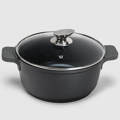 Кастрюля с крышкой Kitchen star Diamante 20 см
