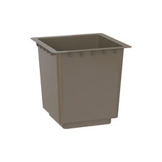 Вставка для кашпо Artevasi Pisa серо-коричневая 33х33х33 см