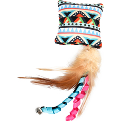 Игрушка для кошек Foxie Boho Подушка с кошачьей мятой YT110399