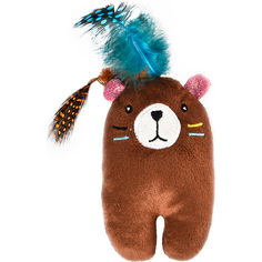 Игрушка для кошек Foxie Boho Медведь с кошачьей мятой YT110389