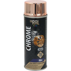 Лак декоративный INRAL Chrome Медь 400 мл 26-7-1-002
