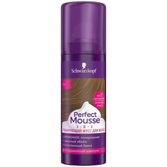 Мусс для волос Schwarzkopf Perfect Mousse тонирующий темно-русый 120 мл