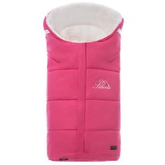 Конверт-мешок Nuovita Siberia Bianco меховой 90 см розовый