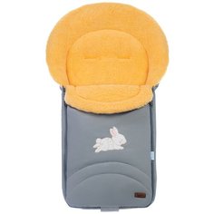 Конверт-мешок Nuovita Tundra Pesco меховой 90 см серый