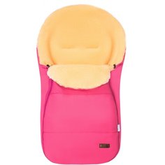 Конверт-мешок Nuovita Vichingo Pesco меховой 90 см розовый