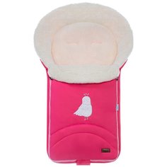 Конверт-мешок Nuovita Tundra Bianco меховой 90 см розовый