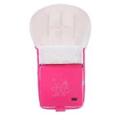 Конверт-мешок Nuovita Islanda Bianco меховой 90 см розовый