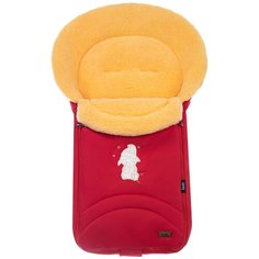 Конверт-мешок Nuovita Tundra Pesco меховой 90 см красный