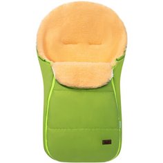 Конверт-мешок Nuovita Vichingo Pesco меховой 90 см салатовый