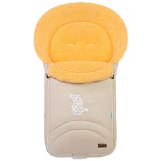 Конверт-мешок Nuovita Tundra Pesco меховой 90 см кремовый