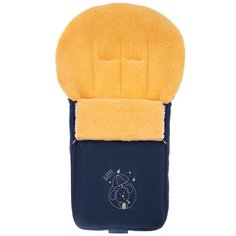 Конверт-мешок Nuovita Islanda Pesco меховой 90 см темно-синий