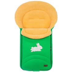 Конверт-мешок Nuovita Tundra Pesco меховой 90 см изумрудный