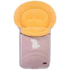 Конверт-мешок Nuovita Tundra Pesco меховой 90 см пудровый