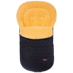 Конверт-мешок Nuovita Polare Pesco меховой 90 см черный