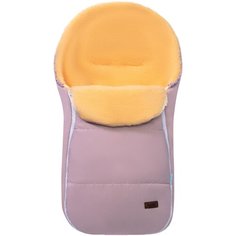 Конверт-мешок Nuovita Vichingo Pesco меховой 90 см пудровый