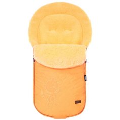 Конверт-мешок Nuovita Polare Pesco меховой 90 см оранжевый