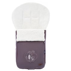 Конверт-мешок Nuovita Islanda Bianco меховой 90 см шоколад