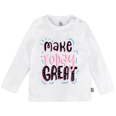 Лонгслив Bossa Nova, размер 74, белый