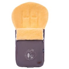 Конверт-мешок Nuovita Islanda Pesco меховой 90 см шоколад