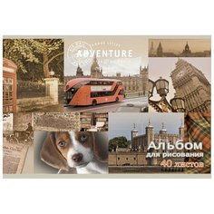 Альбом для рис. 40л Adventure АР40М149 3 штуки Мировые тетради