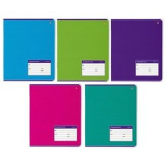 Тетрадь школьная А5 24л,линия,скрепка классика 7-24-011/2 в ассорт 9 штук Альт