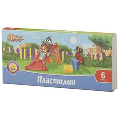 Пластилин №1 School Шустрики 6цв 120г 5 штук