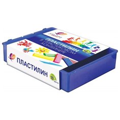 Пластилин Луч Классика 10 цв. в пластмассовом контейнере, 20С 13 2 упаковки