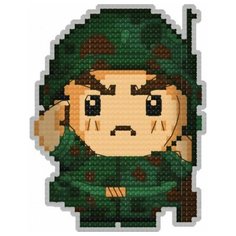 Набор для вышивания. Брелок "Солдатик" Белоснежка