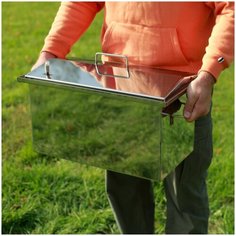 Коптильня "Крышка домиком" (45х25х25) 2,0 мм с гидрозатвором Старый очаг