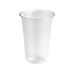 Стакан одноразовый 200мл прозр. для хол/гор., эконом, комус ПП 50шт/уп