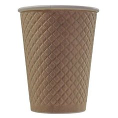Стакан одноразовый бум двухслойный d-90мм 300мл Waffle Craft (25шт/уп) Taste Quality
