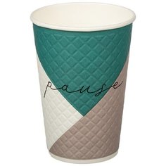 Стакан одноразовый бум 2-сл. d-90мм 400мл Pause NDW16 25шт/уп Huhtamaki