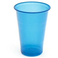 Стакан одноразовый Комус 200 мл синий, ПП 50шт/уп