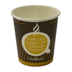 Стакан одноразовый бум однослойный d-62мм 100мл TasteQuality 60 шт/уп