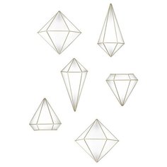 Декор для стен prisma латунь Umbra