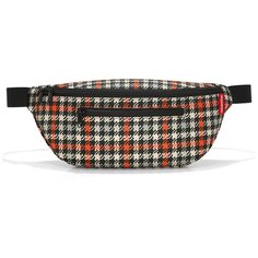 Сумка поясная beltbag m glencheck red Reisenthel