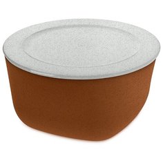 Контейнер для хранения продуктов connect xl organic 4 л коричневый Koziol