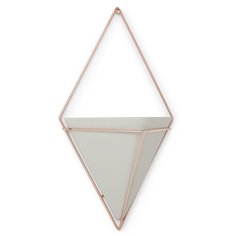 Декор для стен trigg большой бетон-медь Umbra